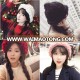 Handmade thick knit knit wool hat